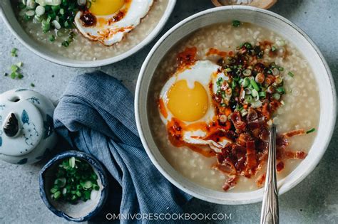 instant pot breakfast congee omnivores cookbook