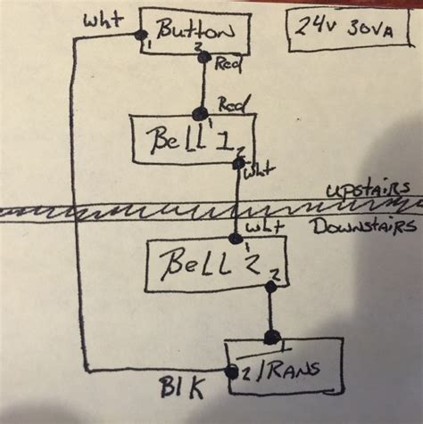 doorbell wiring diagram  buttons