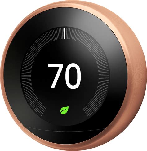 buy google nest learning smart wifi thermostat copper tus