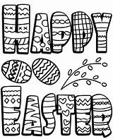 Easter Happy Card Coloring Printable Print Topcoloringpages sketch template