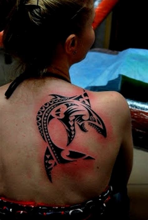 15 Awesome Tribal Shark Tattoos
