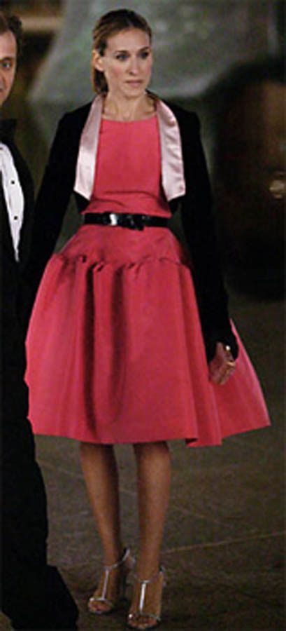 Black Jacket Pink Dress Carrie Bradshaw Carrie Bradshaw Estilo
