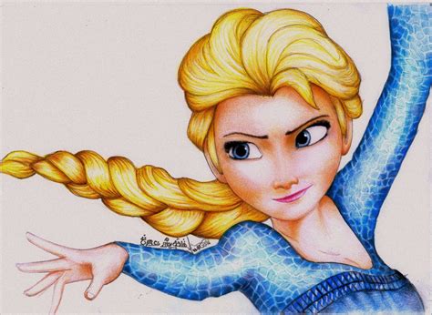 Disney Frozen Elsa Drawing At Getdrawings Free Download
