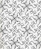 Escher Tessellation Geometry Symmetry Vorlage Parkettierung Kleurplaten Illusioni Ottiche Tessellations Reptiles Coloriage Stampare Template Aquarelle Patroon Illusies Kleurplaat Tesselations Surreale sketch template