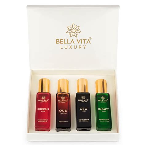 amazoncom bella vita organic man luxury perfume gift set  ml