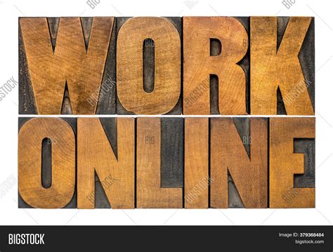 Work Online Isolated Image And Photo Free Trial Bigstock