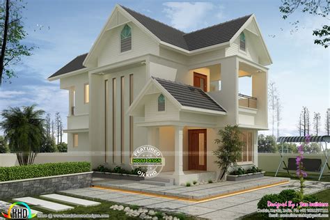 super cute modern home  sq ft kerala home design  floor plans
