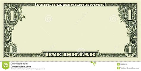 dollar bill   words federal reserve note   front side