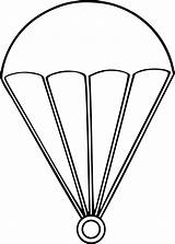Parachute Designlooter Clipartmag Cliparts sketch template