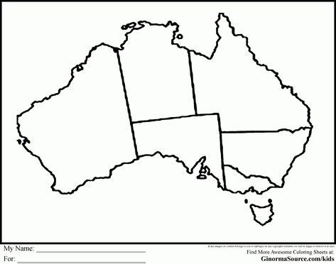 australia map coloring page australia map coloring pages map