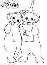 Teletubbies Coloring Pages Cartoon Color Kids Gif Lala Printable Character Po Sheet Book Sheets Fun Characters Back Print sketch template