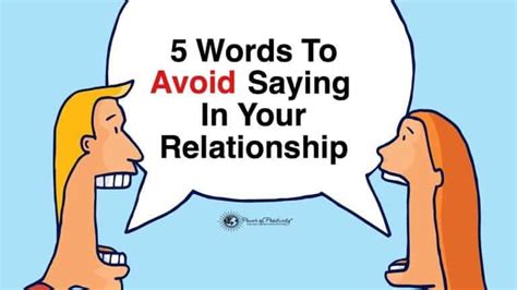 5 words to avoid saying in your relationship
