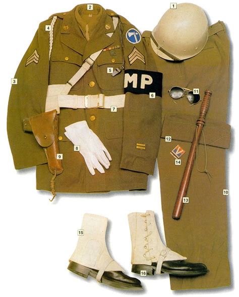 World War Ii Usa Military Police Uniform Military