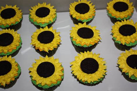 cake mama sunflower cupcakes