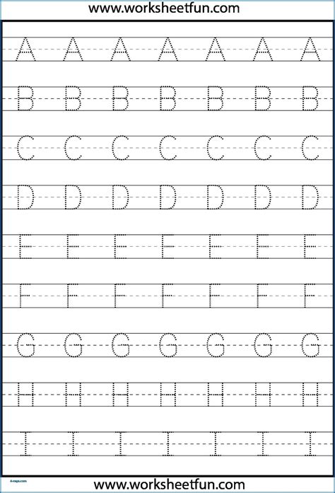 tracing letters worksheets  tracinglettersworksheetscom