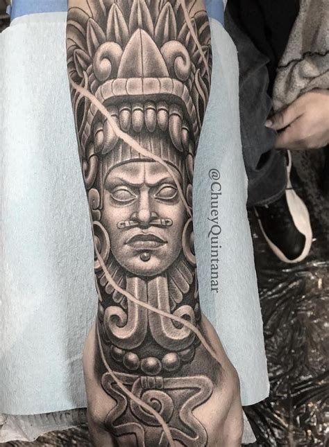 50 Of The Best Aztec Tattoos Tattoo Insider Aztec Tattoo Designs