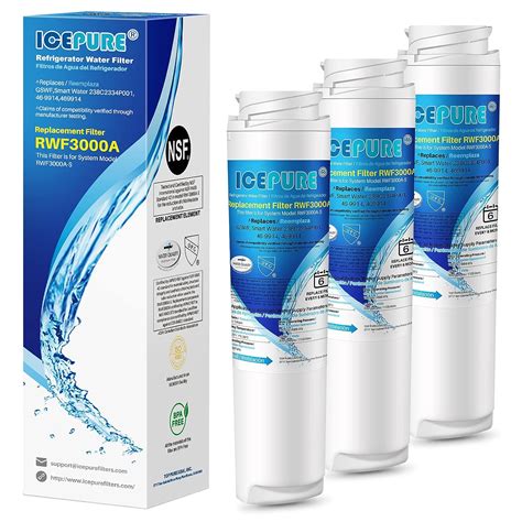 Icepure Gswf Water Filter Replacement Compatible With Ge Gswf Utilizes