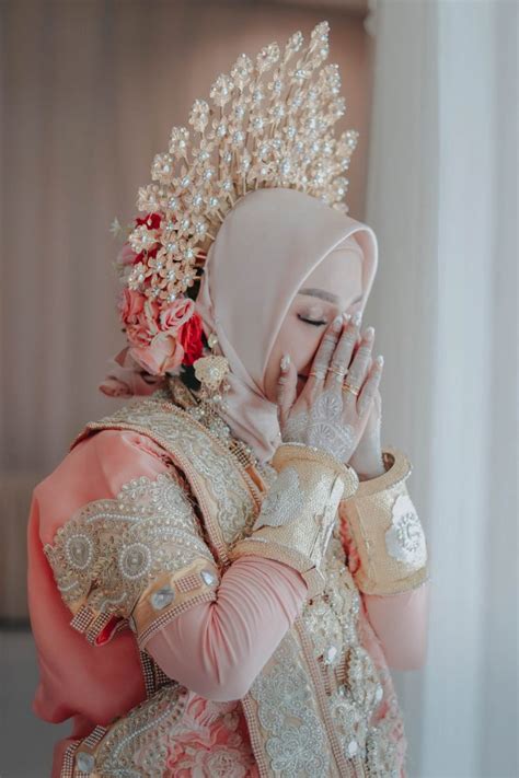 Baju Adat Sidenreng Rappang, wedding baju adat bugis makassar gaun pengantin hijab pakaian pernikahan pengantin