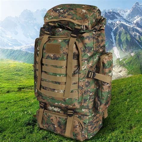 military tactical backpack rucksack hiking camping outdoor trekking