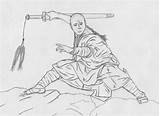 Monk Shaolin Deviantart sketch template