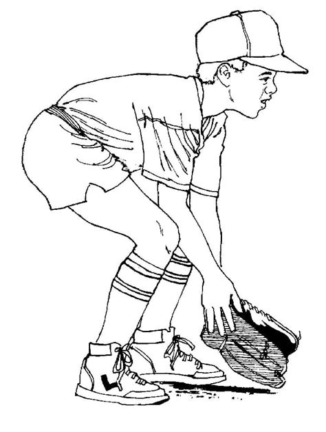 boy playing baseball coloring page  printable coloring pages  kids