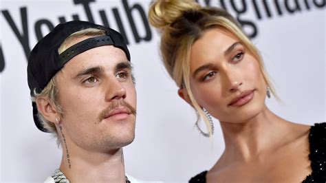 justin bieber shares photos of him and wife hailey baldwin getting