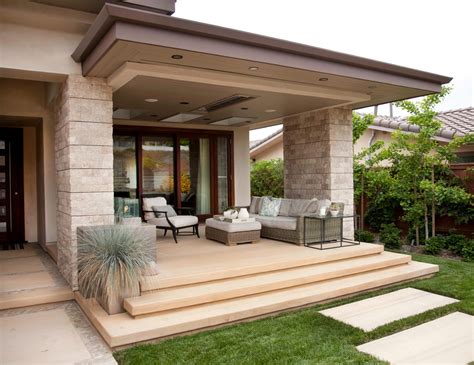 welcoming contemporary porch designs  liven   home