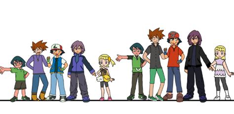 🔥 Pokemon Cartoon Characters Pokemon All Major Human Characters