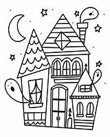 Coloring House Pages Potter Harry Halloween Kids Haunted Adults Printable Spooky Book Savings Daylight Time Color Bit Little Getcolorings Print sketch template