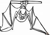 Bat Bats Printable Coloring Pages Upside Hanging Down Drawing Kids Color Halloween Bestcoloringpagesforkids Clipart Gif Crafts Paper Animal Fox sketch template