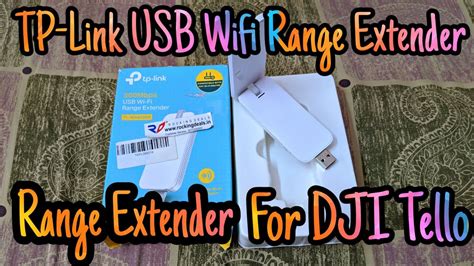 wifi range extender  dji ryze tello drone unboxing tp link usb wifi range extender tl
