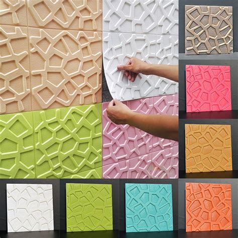 3d Self Adhesive Wallpaper Pe Foam Bricks Wall Peel And Stick