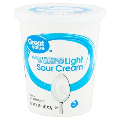 great  light sour cream  oz walmartcom walmartcom