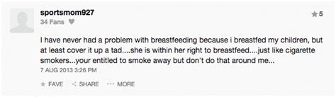 10 weird things people compare to public breastfeeding