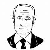 Federation President Vladimir Putin sketch template