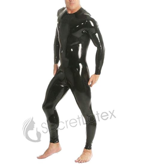mens latex catsuit full body