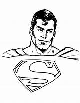 Superman Coloring Face Pages Logo Drawing Symbol Comic Clipart Batman Clark Kent Sketch Cliparts Book Printable Google Super Search Better sketch template