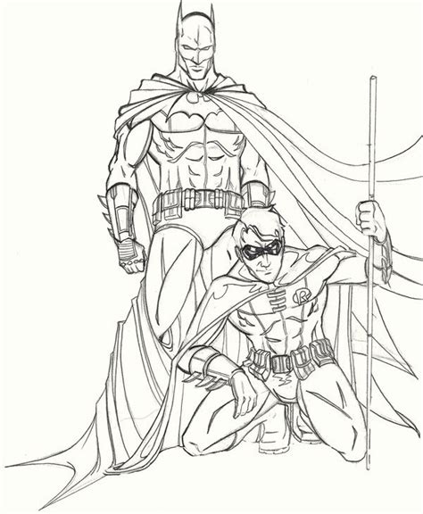 robin  batman coloring pages  boys coloring pages
