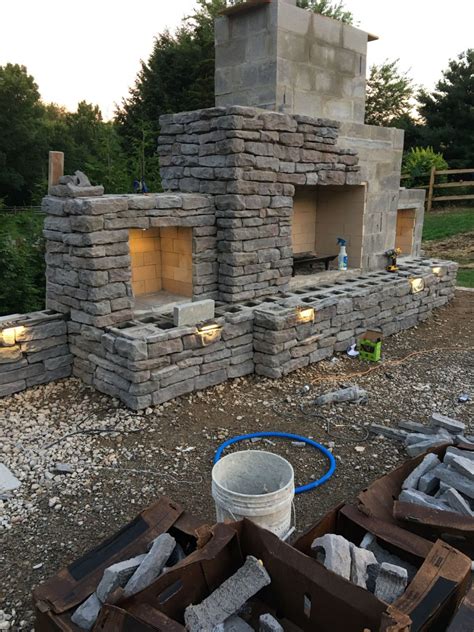 build  diy outdoor fireplace  diy outdoor fireplace headquarters