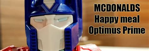 Mcdonalds Happy Meal Transformers G1 Optimus Prime Happy Meal