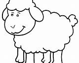Sheep Coloring Pages Cartoon Printable Print Color Kids Preschool Getcolorings Getdrawings sketch template