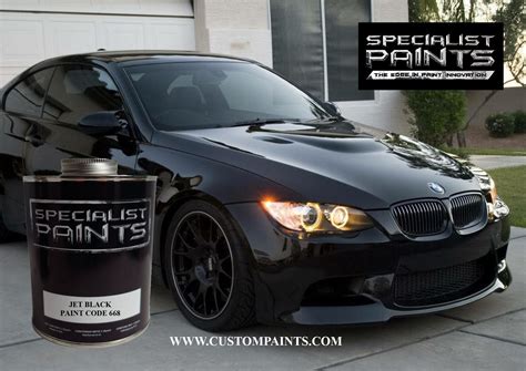 bmw automotive jet black paint code  custom paints uk  europe