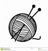 Knitting Yarn Clipart Needles Clip Wool Ball Stock Royalty Drawing Illustration Collection Vector Webstockreview Illustrations Clipground Vectors Depositphotos Coloring Unique sketch template