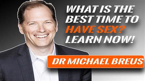 Is This A Good Time To Have Sex Interview With Dr Michael Breus Youtube