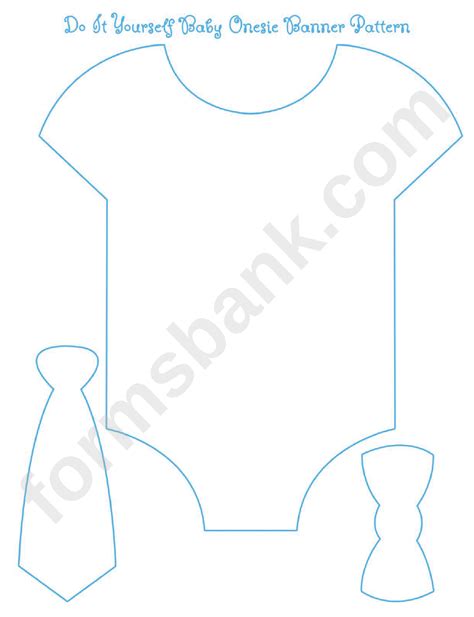 baby onesie pattern template printable