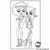High Wolf Clawdeen Monster Howleen Coloring Pages Printable Info sketch template