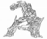 Prime Optimus Transformers Coloring Pages Colouring Transformer Beast Octimus Hunters Print Color Head Library Clipart Popular Template sketch template