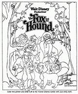 Hound Fox Coloring Movie Cartoon Copper Disney Dog Clipart Contest Coon Popular Coloringhome Getdrawings Library sketch template