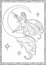 Coloring Pages Fairy Adult Dover Para Colorir Fairies Fadas Haven Book Publications Creative Moon Desenhos Books Enchanted Amazon Colouring Páginas sketch template