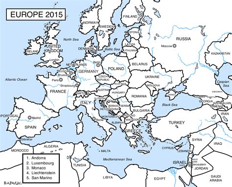blank map  europe